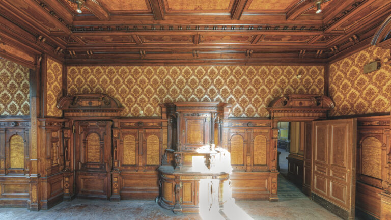 Villa Woodstock Saal mit Buffet
