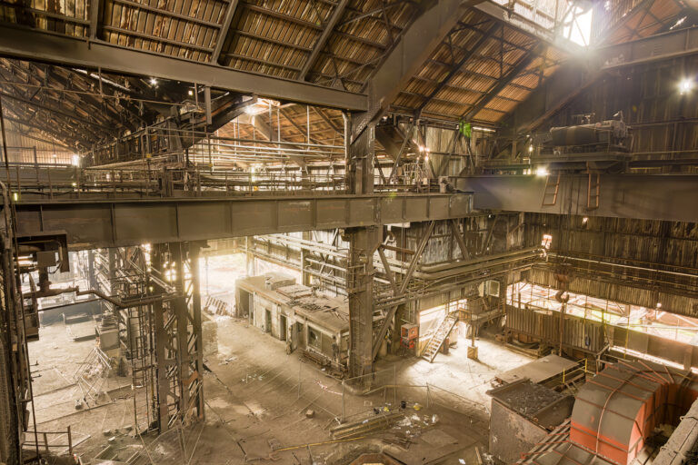 Stahlwerk HFB Hallenüberblick