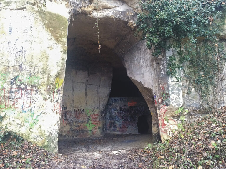 Mergelgrube Eingang