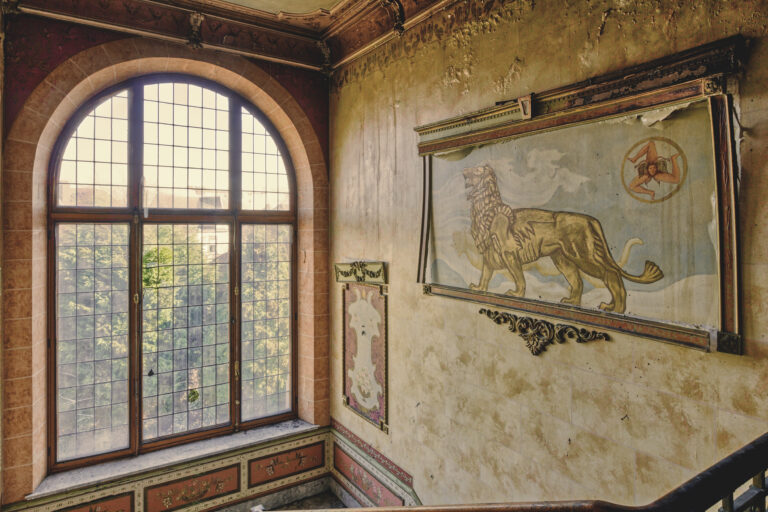 Maison des Plantes, Löwenmalerei