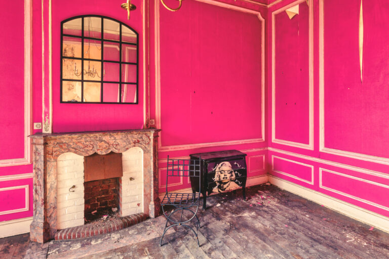 Maison des Plantes, pinker Salon