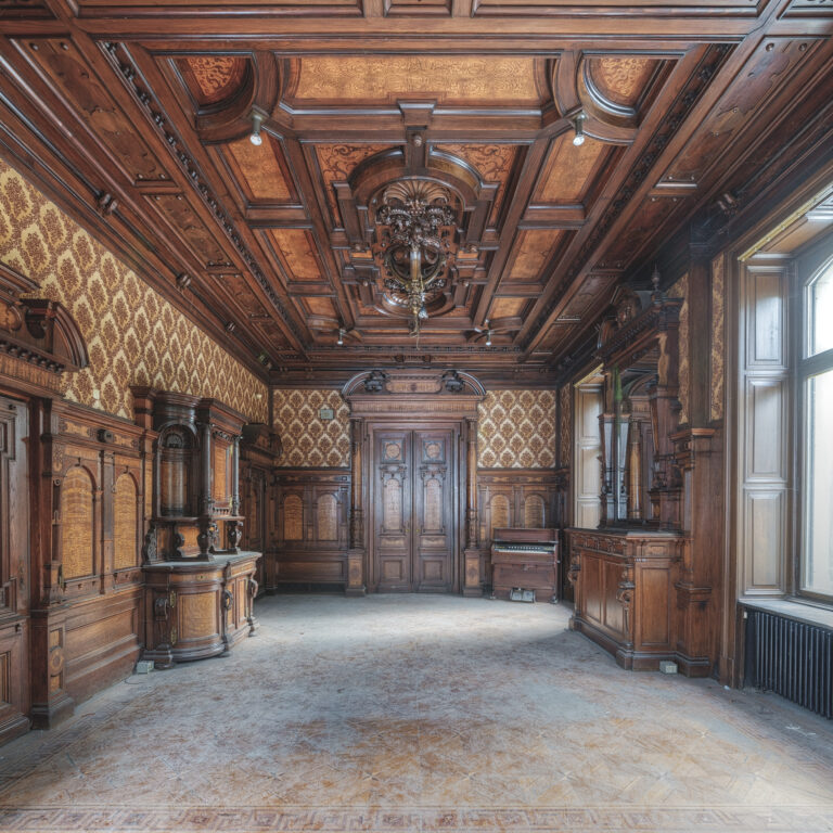 Villa Woodstock vertäfelter Saal