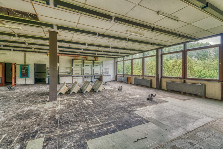 Biotech, leerer Saal