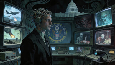 CIA-Gedankenkontrolle: Ein Agent sieht Krieg und übernatürliche Schrecken.